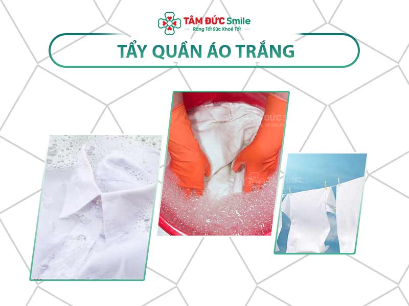 TẨY QUẦN ÁO TRẮNG CÓ KHÓ KHÔNG? 3+ LƯU Ý KHI TẨY QUẦN ÁO