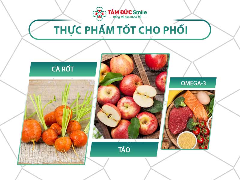 TỔNG HỢP 9+ LOẠI THỰC PHẨM TỐT CHO PHỔI VÀ LƯU Ý KHI ĂN